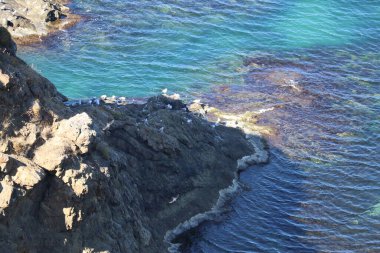 İstanbul 'daki Kilyos yıldız kalesi.