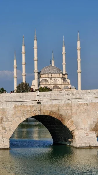 Puente Romano Piedra Ciudad Turca Adana — Foto de Stock