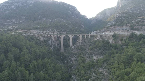 Varda Viaduct Varda Kprs Aka Giaour Dere Viaduct Locally Known — Stock Photo, Image