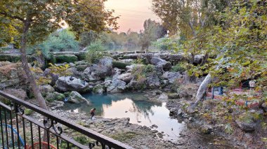 Tarsus şelalesi. Tarsus Şelalesi, Tarsus şehrinin kuzey eteklerinde, O-51 karayolu yakınında, Türkiye 'nin güneyinde yer almaktadır..