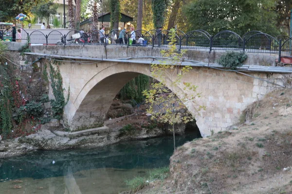 Wodospad Tarsus Tarsus Falls Znajduje Się Północnych Obrzeżach Miasta Tarsus — Zdjęcie stockowe