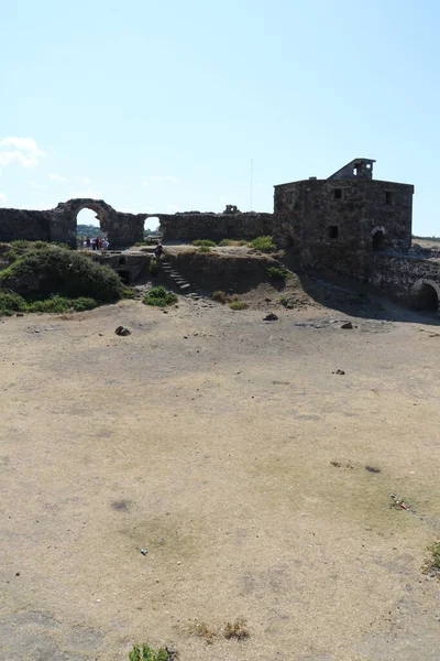 Αρχαίο Φρούριο Της Ρούμελης Φενέρι Στις Όχθες Του Βοσπόρου Στην — Φωτογραφία Αρχείου