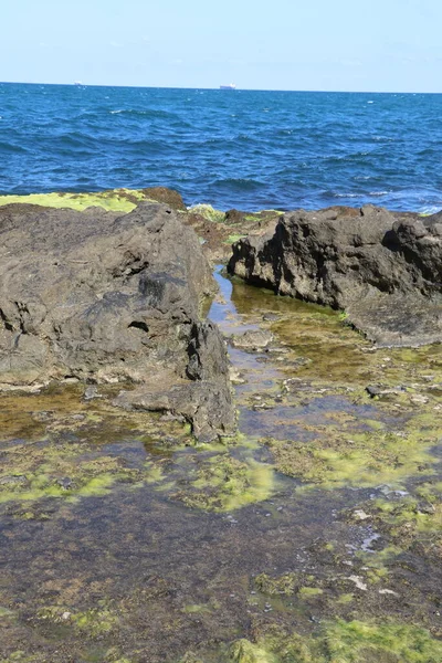 Den Antika Fästningen Rumeli Feneri Stranden Bosporen Turkiet — Stockfoto