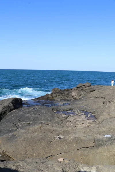 Antiga Fortaleza Rumeli Feneri Nas Margens Bósforo Turquia — Fotografia de Stock