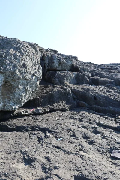 Den Antika Fästningen Rumeli Feneri Stranden Bosporen Turkiet — Stockfoto