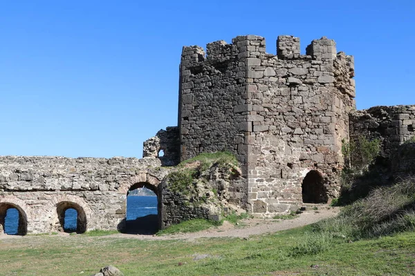 Стародавня Фортеця Румелі Берегах Босфору Туреччина — стокове фото