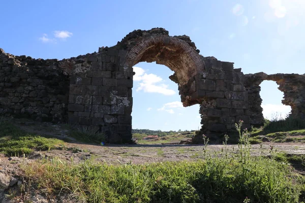 Antica Fortezza Rumeli Feneri Sulle Rive Del Bosforo Turchia — Foto Stock