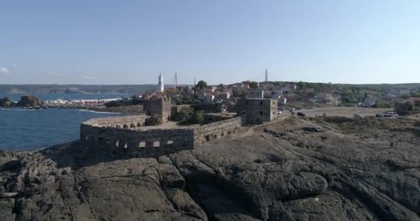 Αρχαίο Φρούριο Της Ρούμελης Φενέρι Στην Κωνσταντινούπολη — Αρχείο Βίντεο