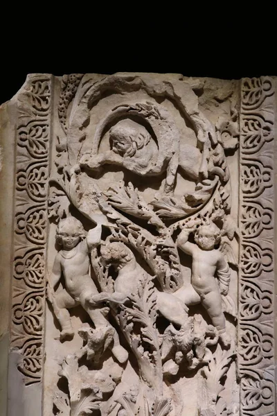 Istanbul Arkeologiska Museum Turkiet Stockbild