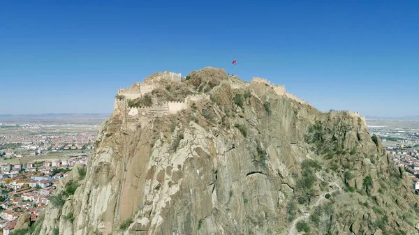 Fortaleza Karahisar Kalesi Ciudad Afyonkarahisar — Foto de Stock