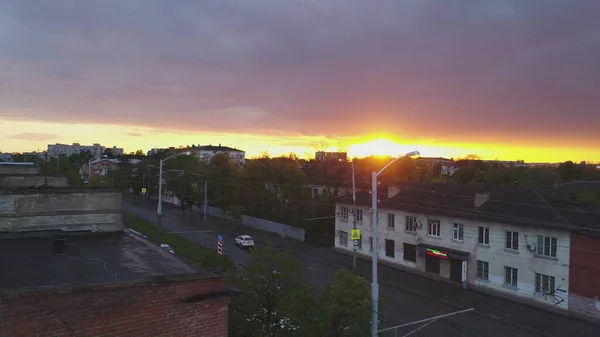 Nubes Increíblemente Hermosas Luz Del Atardecer Del Día Nubes Diferentes — Foto de Stock