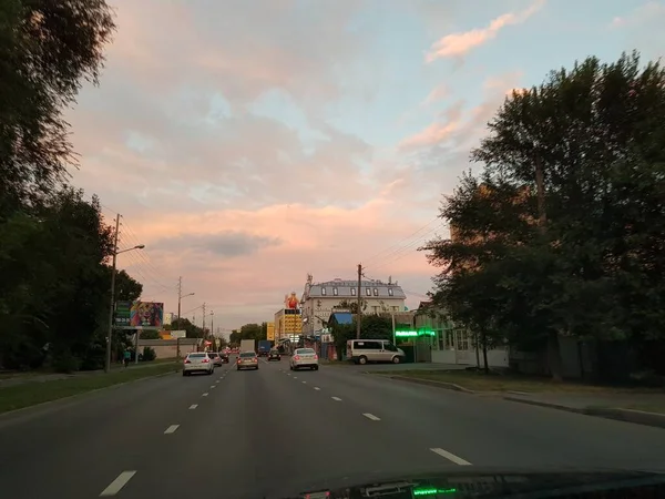 Incredibly Beautiful Clouds Sunset Light Day Clouds Different Regions World — Stock Photo, Image