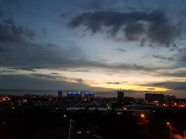 Unglaublich Schöne Wolken Abendlicht Des Tages Wolken Aus Verschiedenen Regionen — Stockfoto