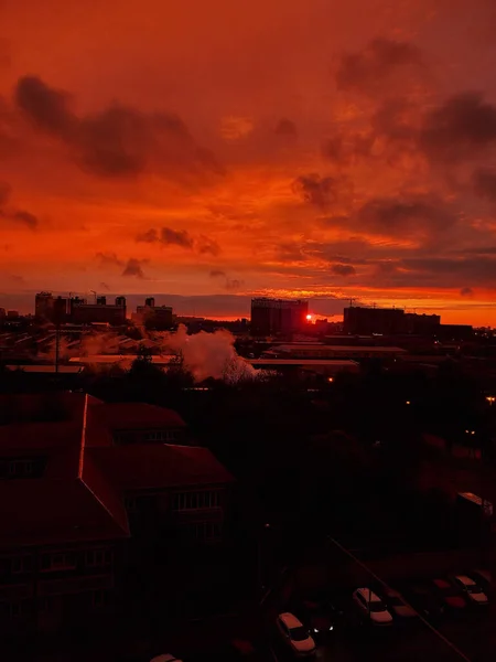 Incredibilmente Belle Nuvole Alla Luce Del Tramonto Del Giorno Nuvole — Foto Stock