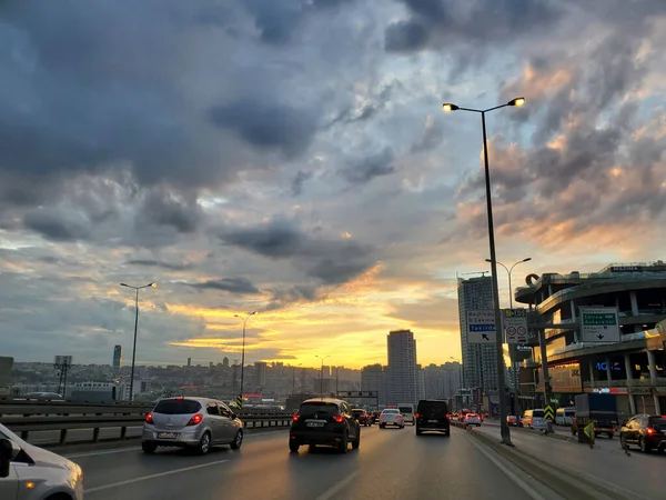 Incredibilmente Belle Nuvole Alla Luce Del Tramonto Del Giorno Nuvole — Foto Stock