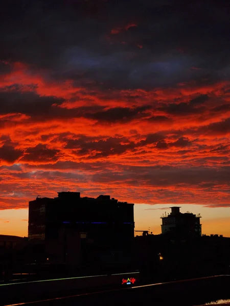 Неймовірно Красиві Хмари Під Час Заходу Сонця Хмари Різних Регіонів — стокове фото