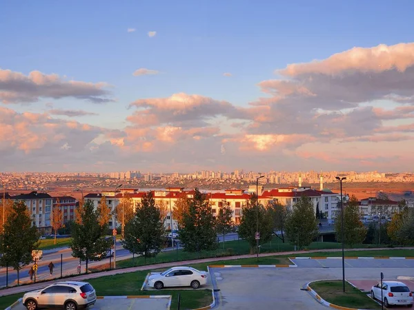 Unglaublich Schöne Wolken Abendlicht Des Tages Wolken Aus Verschiedenen Regionen — Stockfoto