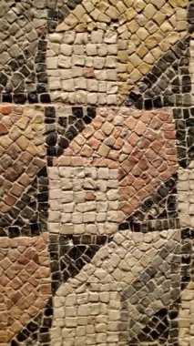 Antik Zeugma şehrinden mozaik. Türkiye 'nin Doğusu.