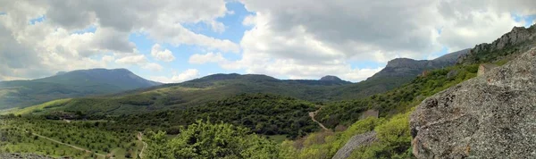 Verschiedene Panoramen Von Verschiedenen Orten Und Städten — Stockfoto