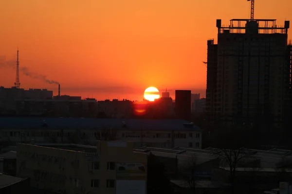 世界中からの日の出 正午と日没 — ストック写真
