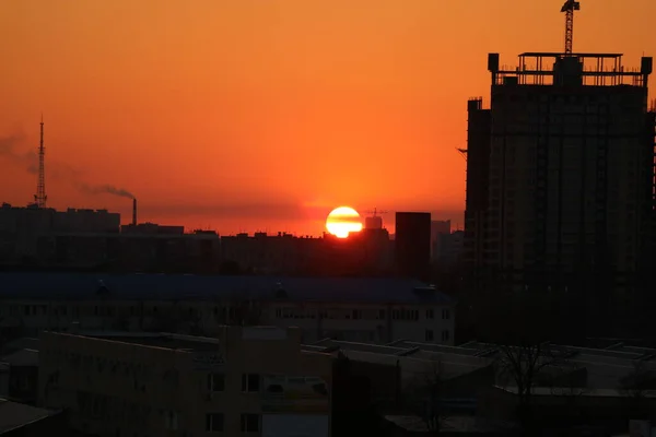 Alba Mezzogiorno Tramonto Tutto Mondo — Foto Stock