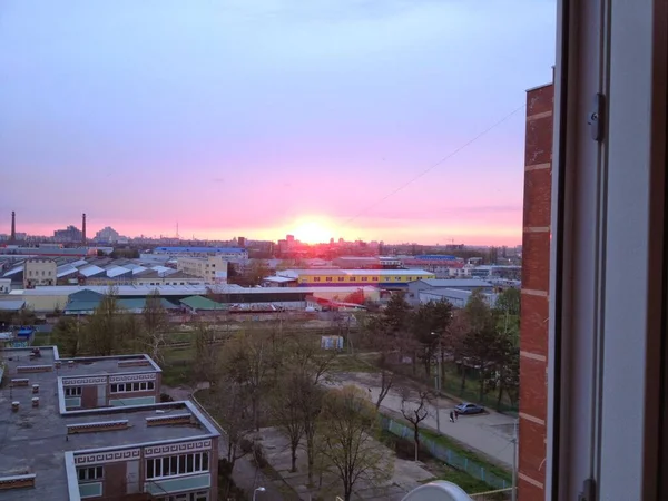 Zonsopkomst Middag Zonsondergang Van Hele Wereld — Stockfoto