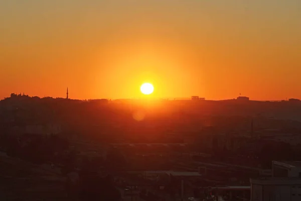 Sonnenaufgang Mittag Und Sonnenuntergang Aus Aller Welt — Stockfoto