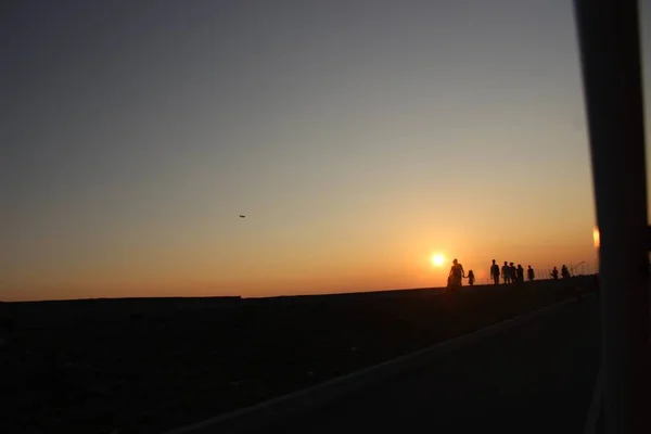 Alba Mezzogiorno Tramonto Tutto Mondo — Foto Stock