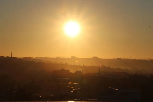 Sonnenaufgang Mittag Und Sonnenuntergang Aus Aller Welt — Stockfoto