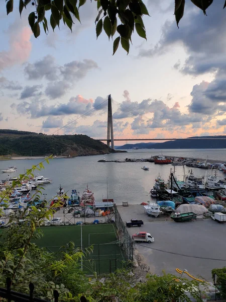 Puentes Través Del Bósforo Estambul Otros Puentes Estambul — Foto de Stock