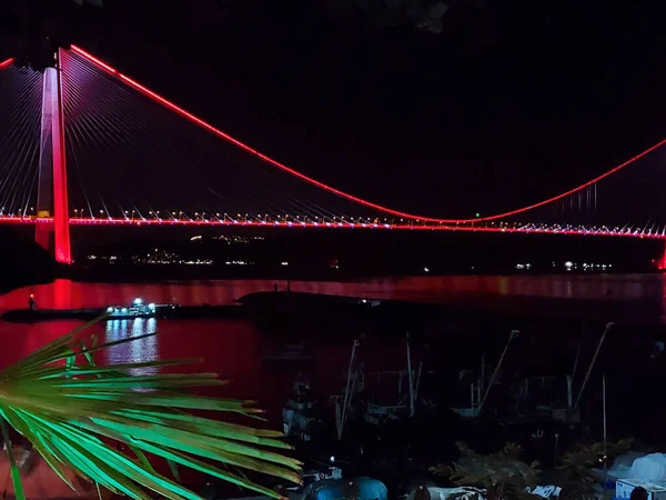 Puentes Través Del Bósforo Estambul Otros Puentes Estambul —  Fotos de Stock