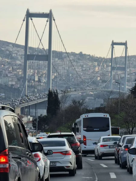Pontes Sobre Bósforo Istambul Outras Pontes Istambul — Fotografia de Stock
