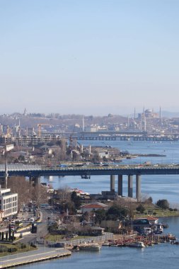 İstanbul Kafe 'si Pierre Loti' nin tarihi yeri. Altın Boynuz 'un muhteşem manzarası.