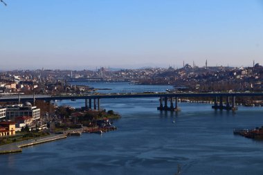 İstanbul Kafe 'si Pierre Loti' nin tarihi yeri. Altın Boynuz 'un muhteşem manzarası.