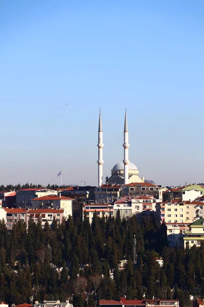 Stanbul Kafe Pierre Loti Nin Tarihi Yeri Altın Boynuz Muhteşem — Stok fotoğraf