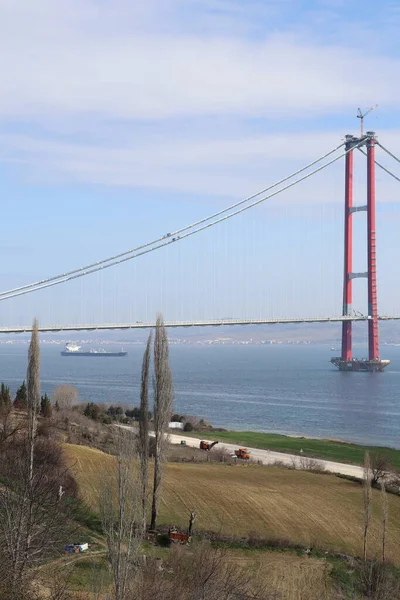 Nuovissimo Ponte Canakkale 1915 Attraverso Dardanelli Turchia — Foto Stock