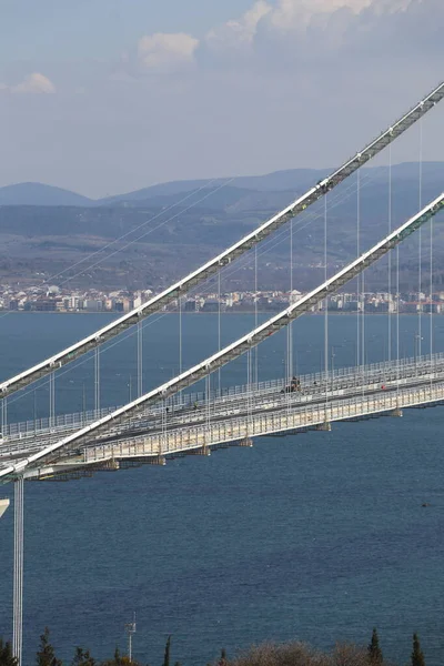 Puente Más Nuevo Canakkale 1915 Través Los Dardanelos Turquía —  Fotos de Stock