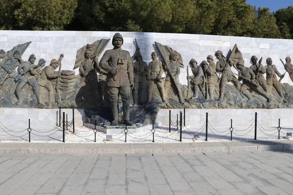 Mémorial Aux Soldats Turcs Qui Ont Défendu Combattu Pour Indépendance — Photo