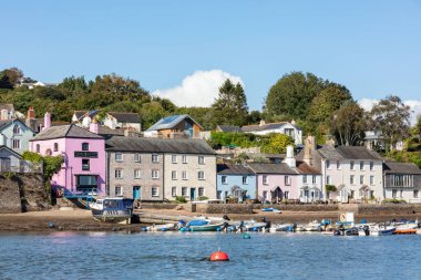 Dittisham Köyü, Dart Nehri üzerinde, Güney Devon, Birleşik Krallık