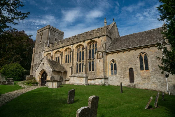 12Th Century Church Andrew Chedworth — Stock Photo, Image
