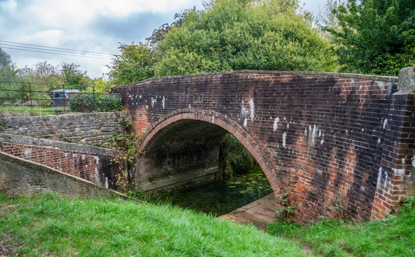 Wildmoorway Lower Lock Bridge Severn Thames Canal Cerney Wick Αγγλία — Φωτογραφία Αρχείου