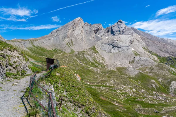 Alpine Refuge Mountain Pass Colle Dell Agnello Piedmont Italy France — Stock Photo, Image