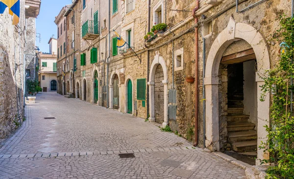 Scenic Sight Carpineto Romano Beautiful Little Town Province Rome Lazio — Stock Photo, Image