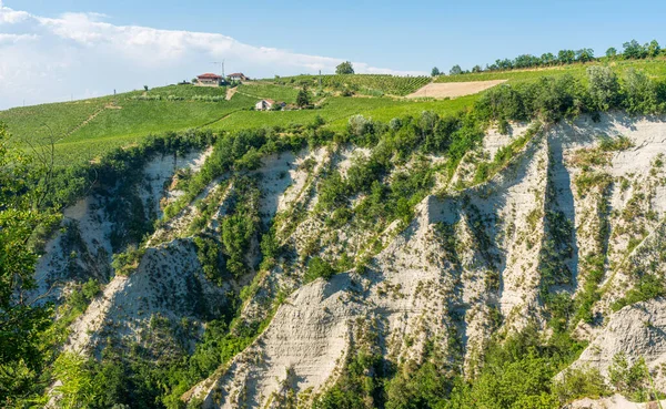 Scenographic Falesian Gorge Treiso Langhe Region Piedmont Italy — Stock Photo, Image