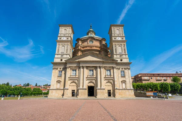 Majestuoso Santuario Vicoforte Provincia Cuneo Piamonte Norte Italia — Foto de Stock