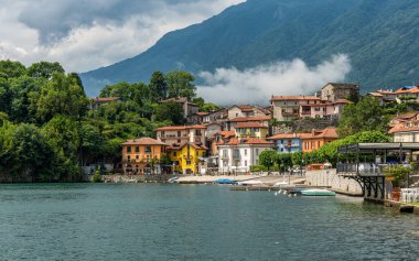 Scenic sight in the beautiful village of Mergozzo, Piedmont, northern Italy.