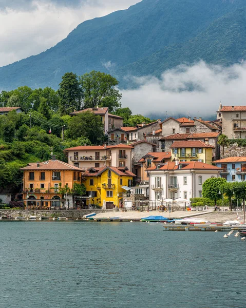 Scenic Sight Beautiful Village Mergozzo Piedmont Northern Italy — Zdjęcie stockowe