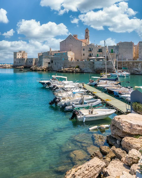Gyönyörű Vízpart Giovinazzo Város Bari Megyében Puglia Apulia Dél Olaszországban — Stock Fotó