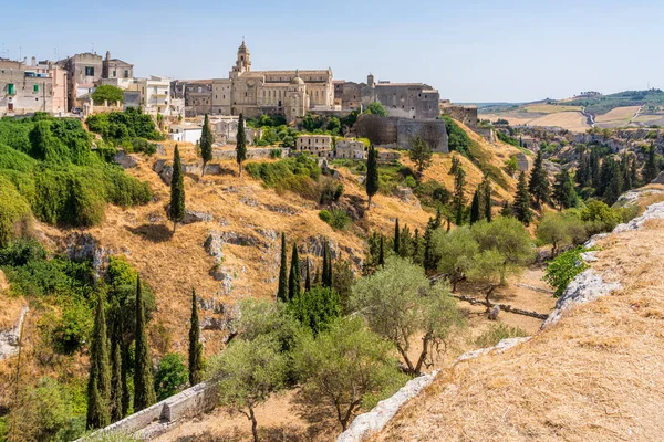 Gravina Puglia Dia Ensolarado Verão Província Bari Apúlia Sul Itália — Fotografia de Stock