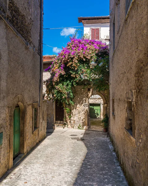 Scenic Sight Maenza Prachtig Stadje Provincie Latina Lazio Italië — Stockfoto